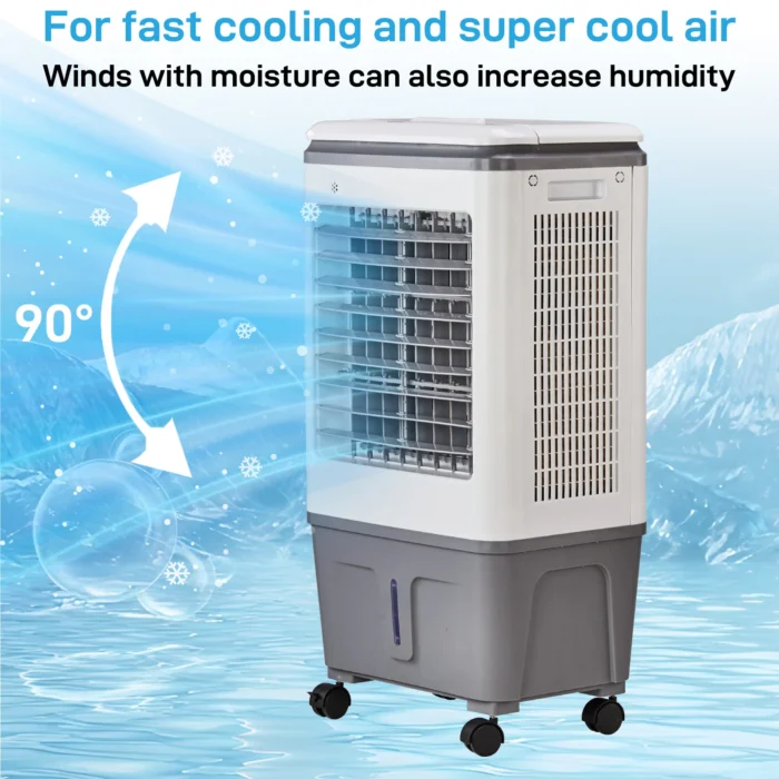20L Portable Air Conditioner 3-IN-1 Evaporative Cooler With Remote Control - Image 5